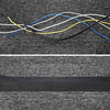 Kabel-Organizer Klettband, Kabelabdeckung für Teppiche und Auslegware | 1 m | WCT-10-1M