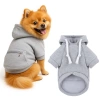 Honden- en kattenhoodie | XS | grijs | PET-015XS-GY