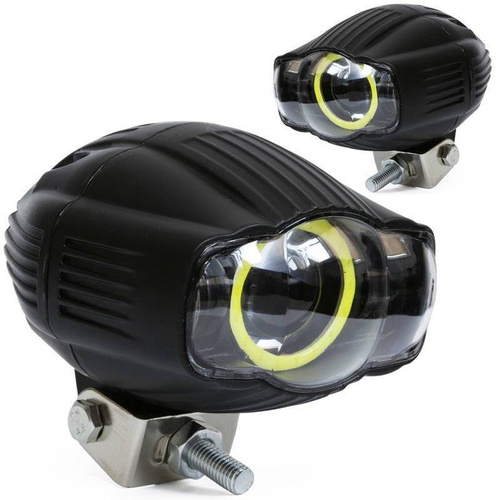 JG-992A | 2 pcs | Multi-lens motorcycle halogen lamps | COB RING