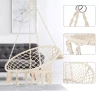 DY-A003-GROEN | Hangstoel, Braziliaanse stoel, mand, schommel, hangmat | tot 120 kg
