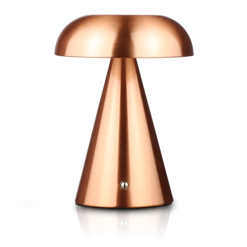  HJA24-COPPER | Table lamp with built-in battery | Night lamp with three light colors | Atmospheric lamp for hotels, restaurants