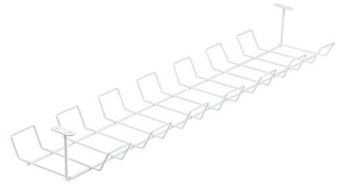 ZW-J725 | Organizador de cables debajo del escritorio | blanco