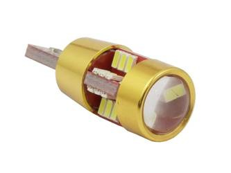 Bombilla LED para coche W5W T10 27 SMD 3014 CAN BUS ORO