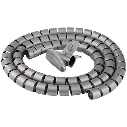 Kabelmanagement-Organizer | 2,6 m | grau | CRG-002-2.6M