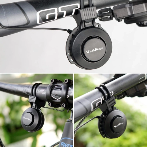 Elektrický zvonek na kolo TWB-105 USB 120 dB | Zvonek s vestavěnou baterií | 4 zvukové režimy