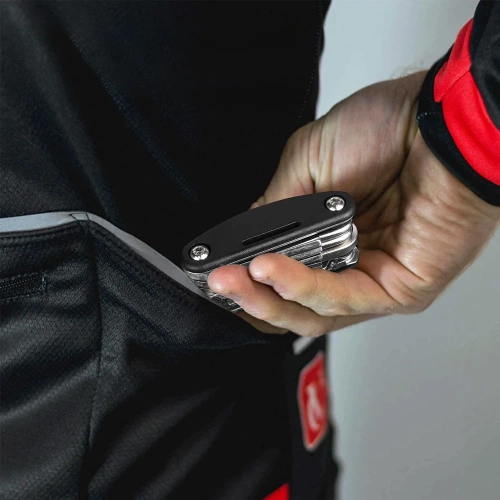 MFT-16in1 | Multitool na kolo - imbusové klíče, ampule, zásuvky | Nástroje 16v1 | Sada klíčů