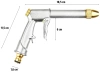 YH-5026 | Arroseur pistolet en aluminium | pistolet à eau de jardin 