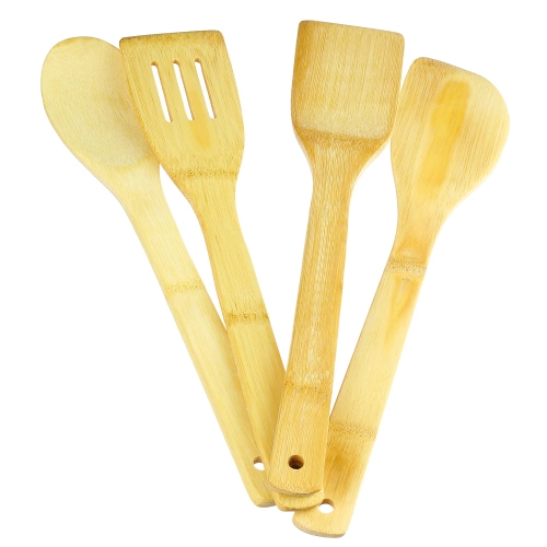 BRS-5v1-BAMBOO | Bambusový kuchynský riad so stojanom