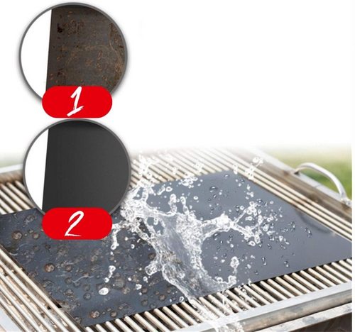 BTF-430-B-5x | Teflon grill mat | Reusable grate | Grill tray