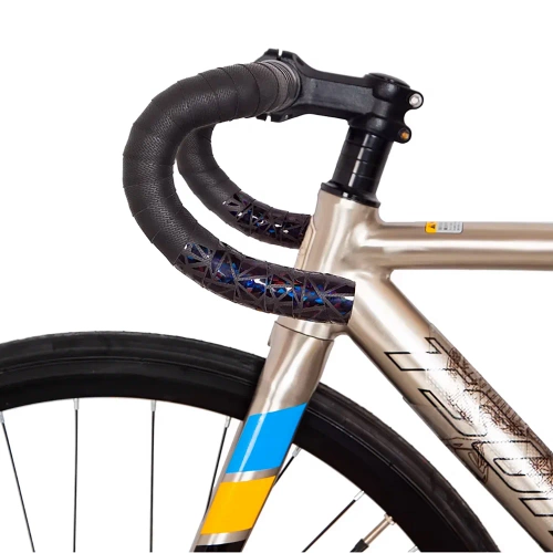 Ruban de guidon antidérapant avec réflecteur | Ruban de guidon pour vélo gravel EVA+PU 3,5 mm | XKHBD-1