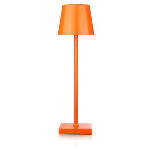 HJA28-ORANŽOVÁ-1 | Stolní lampa s vestavěnou baterií | Dotyková noční lampa