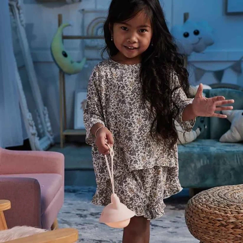 Veilleuse LED en silicone en forme de lapin | Lampe portable pour enfant 9 couleurs | JL-502