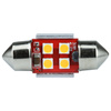 LED bilpære C5W 4 SMD 3535 CAN BUS orange