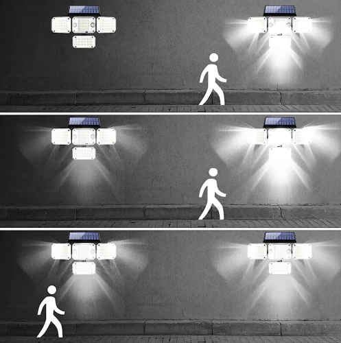 LED-Gartenleuchte | 296 LEDs | schwarz | LD-296LED-BLACK