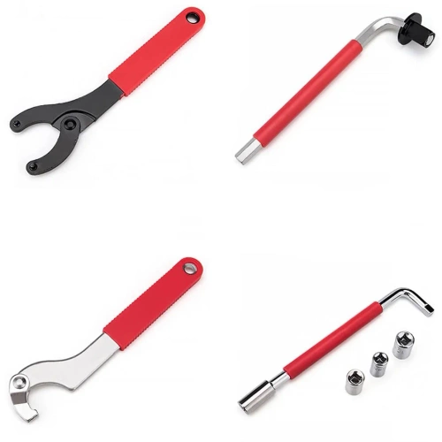 Set mare de scule pentru bicicletă într-o cutie cu 44 de piese | Set de scule profesionale din oțel | Scule universale | FZ044-B