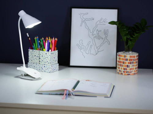 MT-303S Desk Lamp, School LED with a clip for a countertop Touch