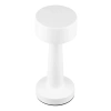 HJA10-BLANCO | Lámpara de mesa inalámbrica | Lámpara de noche sensible al tacto con color de luz ajustable | luz USB