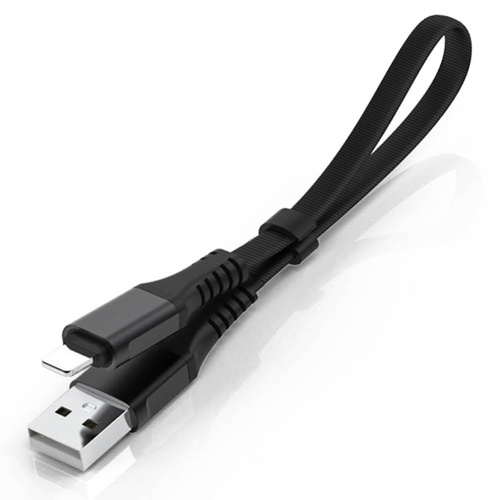 UC-020-IP | Korte USB - Lightning-kabel voor iPhone | Snel opladen 3.0 | 30cm | Gegevensoverdracht, Car Play