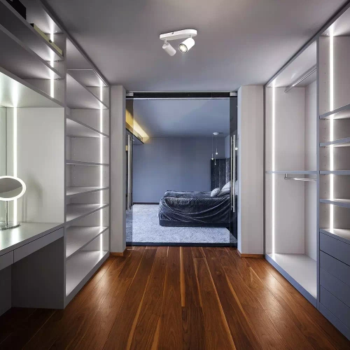 MS-GU10-2 | Two-point ceiling lamp, 2x GU10 white movable spotlight