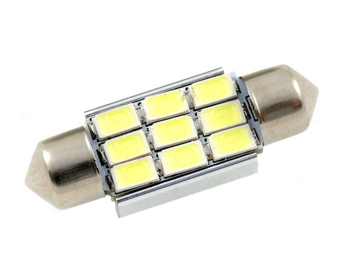 Autó LED izzó C5W 9 SMD 5630 CAN BUS