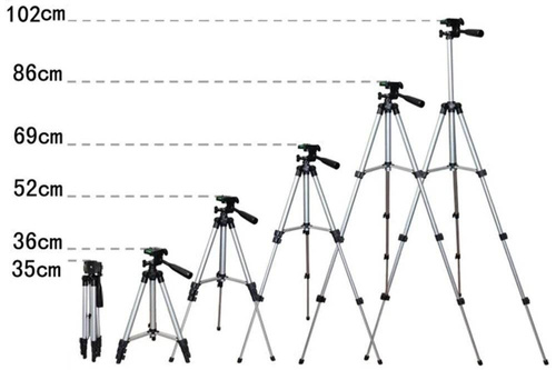 Set | 1/4 "tripod 150cm | Bluetooth remote control | phone holder | cover