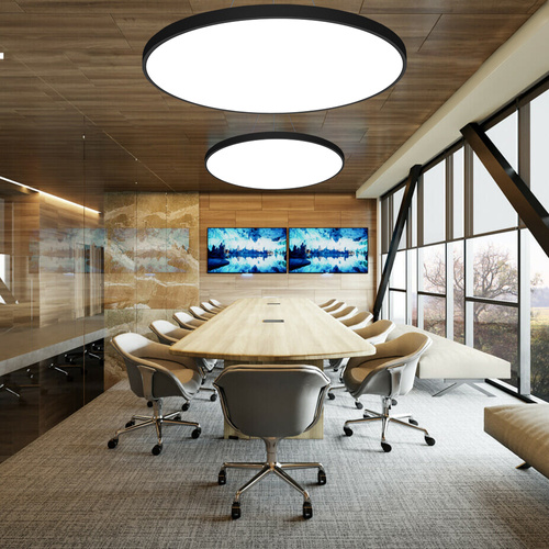 LPL-005 | Lampada da soffitto a LED 120W | giro completo | alluminio | CCD non lampeggiante | Φ120x6