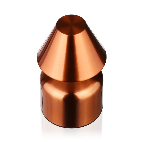 HJA42-COBRE | Candeeiro de mesa LED cogumelo | Lâmpada sem fio para hotel, restaurante | Lâmpada noturna de toque