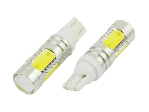 Autó LED izzó W5W T10 COB 7.5W