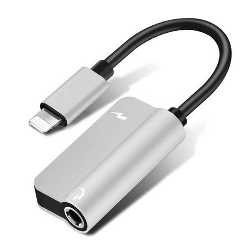 UA-001 | Lightning (iPhone) - Lightning, Jack | 2-i-1 lydadapter til iPhone