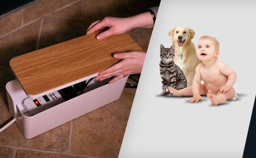 Zásobník, organizér káblov | BOX veľkosť S | JB2389-S-WHITE