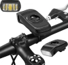 3v1 LED svetlo na bicykel s klaksónom | Držiak pre GPS počítač alebo telefón Garmin | Inteligentné osvetlenie so vstavanou batériou | 05BQ0062