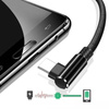 AM30 | Apple Lightning 2M | Schuine USB-oplaadkabel voor telefoons | iPhone 5 6 7 8X11 2.4A