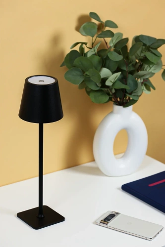 Tischleuchte mit integriertem Akku | Touch-Nachtleuchte | schwarz | HJA28-BLACK-1