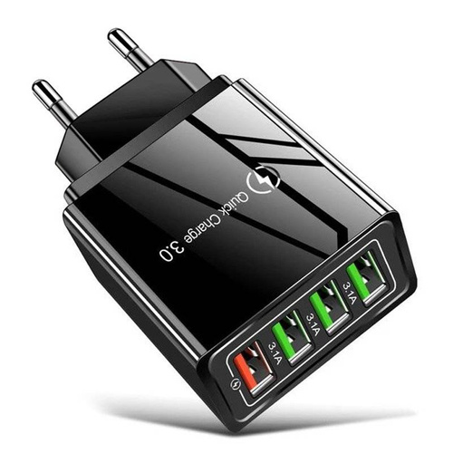 1864 | CA-033 | 4x USB gyorstöltő | Gyorstöltés 3.0