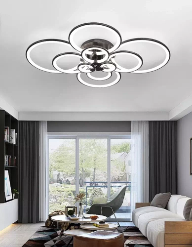 RLG-C180W-B | Vícedílné moderní závěsné svítidlo | LED | Černá