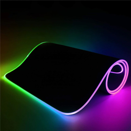 MP-001S | Muismat | 35x25cm | RGB LED-achtergrondverlichting | 13 verlichtingsmodi