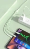 B2-3v1-zelená | USB kábel s tromi nabíjacími konektormi