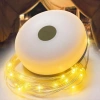 Multifunkční LED kempingová lampa s 10m girlandou, powerbankou a magnetem | Voděodolná lampa s vestavěnou baterií 2000 mAh, 5 režimy svícení | KQ-5004