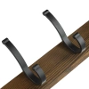 HG-60CM-HOUT | Houten hanger voor jassen, kleding | Wandhanger voor in de hal | Hanger met 12 haken