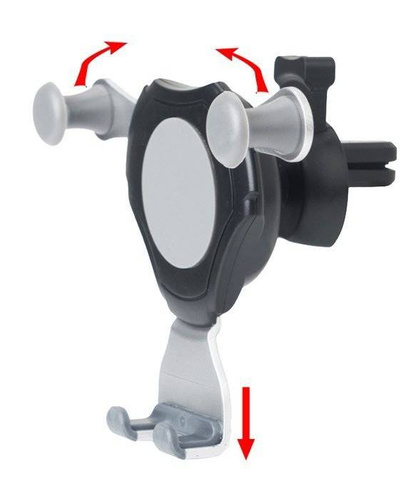 PSI-A016 | Suporte de telefone gravitacional para carro para ventilação