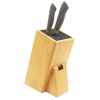 ZDJ-242-BAMBÚ | Soporte para cuchillos | Organizador de cocina | Bloque de bambú para cuchillos y tijeras.