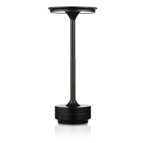 HJA-25-NEGRO | Lámpara de mesa con tres colores de luz | Lámpara de noche con batería incorporada.