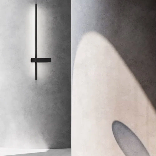 Modern wall lamp 60 cm 10W | Black wall lamp | LED lamp with 4000K color | YG-W003