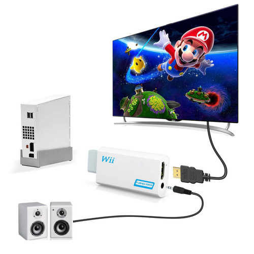 HY-30 | Adattatore da Nintendo Wii a HDMI + mini-jack da 3,5 mm