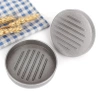 HM-S117-PRATA | Molde para hambúrguer | Prensa de carne | Uma forma para preparar carne para grelhar