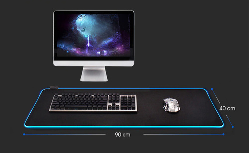 MP-001L | Egérpad | 80x30 cm | RGB LED háttérvilágítás | 13 világítási mód