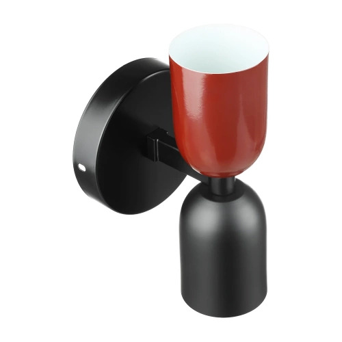 Nástěnné svítidlo LED E27 | designový nástěnný světelný panel do obývacího pokoje nebo ložnice | YG-W008-R+B