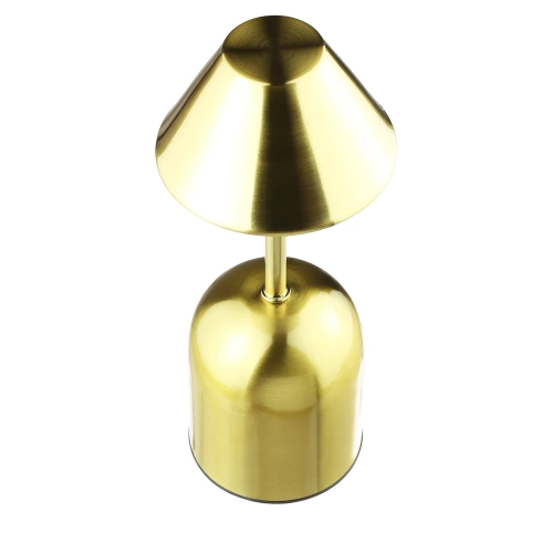 Draadloze nachtlamp met ingebouwde 2000 mAh-batterij | Moderne tafellamp met instelbaar vermogen en lichtkleur | YG-D020-Goud