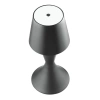 Luminária noturna sem fio com bateria integrada | Luminária de mesa estilosa com cor e intensidade de luz ajustáveis ​​| YG-D021-BLACK