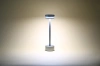 ATL08-GRIS | Lampe de table LED | Une lampe de nuit moderne avec une batterie intégrée